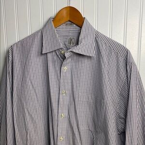 Peter Millar Men's Button down Plaid Shirt